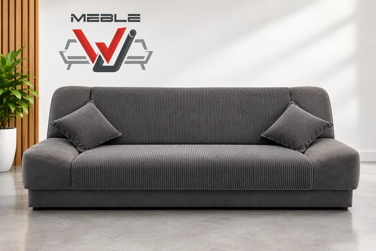 Grey Sofa Bed — front view